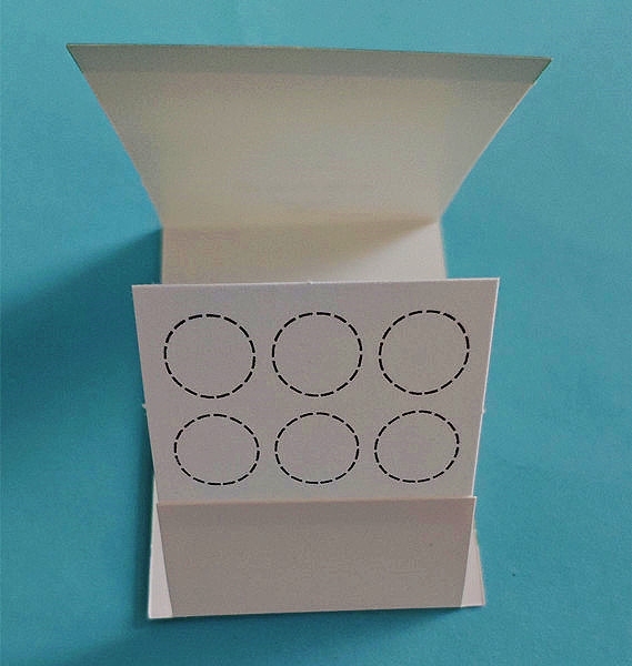 新生兒采血卡六環三折