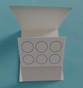 新生兒采血卡定製型六環三折