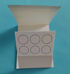 新生兒采血卡六環三折